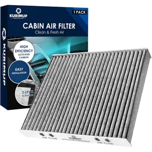 Cabin Air Filter Replacement for CF11643, Premium Activated Carbon Cabin Filter, Fit for A3/Q3/S3/TT Quattro and Atlas/GTI/Golf/Jetta/Tiguan (1 pack)