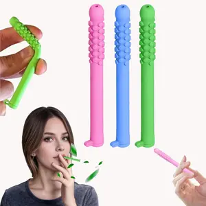 3PCS Chewable Breather Quit Smoking,Inhaler to Quit Smoking ,chewable Breather Stick containing Essential Oils,Focusing for Focus Clear Respiratory Function