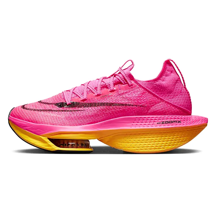 Nike Air Zoom Alphafly Next 2 Hyper Pink Laser Orange Versatile Comfort Low Top Running Shoes Women's DN3559-600