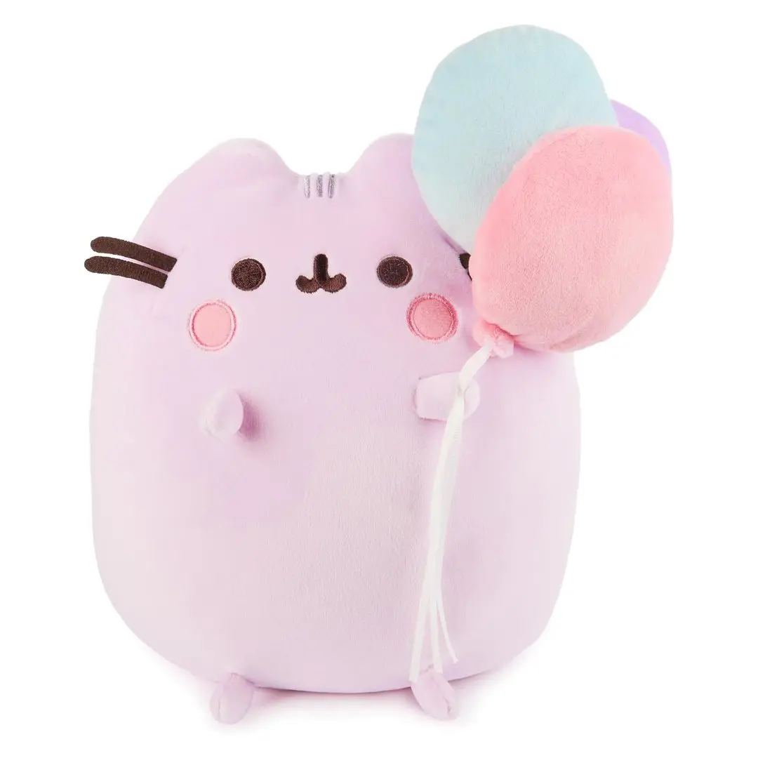 GUND Pusheen 15th Anniversary Squisheen Collectibles Soft Plush Toy, 9.5 in, Cartoon Stuffed Toy with Rosy Cheeks, Cartoon Plushies