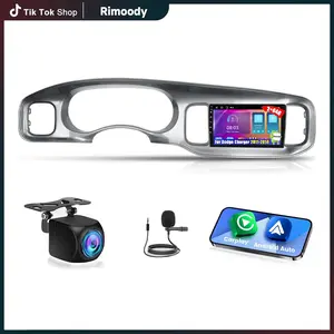 Rimoody 9 Inch Android Touchscreen Car Radio for Dodge Charger 2011-2014 LHD with Carplay Android Auto GPS WiFi Bluetooth SWC FM/RDS