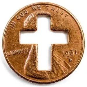 Cross Coin 5 pack