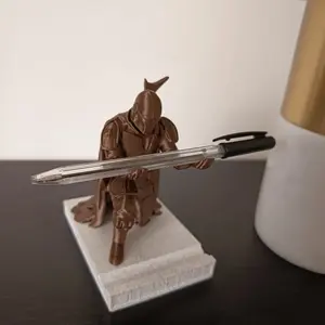3D Print Mando Inspired by Star Wars Pen Holder - Unique Collectible Office Accessory for Fans