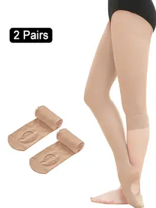 Girls' Ultra Soft Pro Dance Tight/Ballet Footed Tight