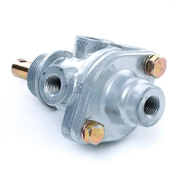 TORQUE PP-1 Type Push-Pull Hand Brake Control Valve (1/8" Ports, 0.7 lbs, 40 psi) for Parking & Emergency Brakes, Replaces Bendix Haldex 275175,275176,276567,287054,287054X (TR276567)