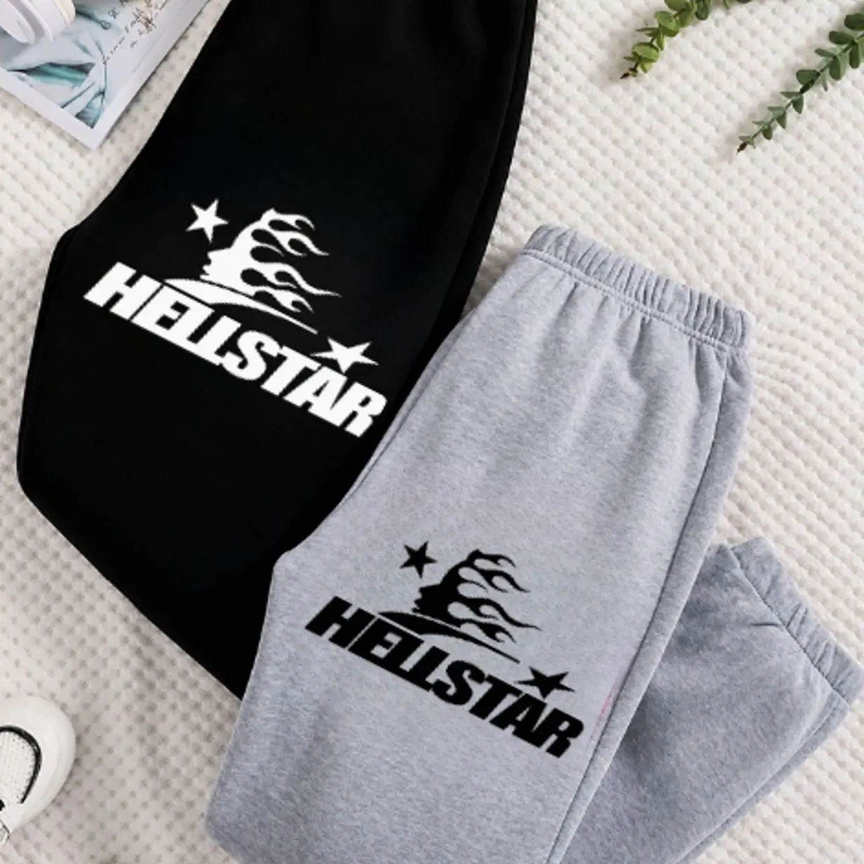 Sweatpants 1 Hellstar Graphic Sweatpants, Unisex Oversized Joggers, Soft Cotton Blend Fleece, Relaxed Fit, Streetwear Fashion, Comfortable Lounge Pants for Everyday Wear, Gift For Him, Gift For Her, Gym and Travel, Trending 2026 8