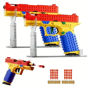 [Hot Day!!!] SIG17 Building Block Foam Dart Launcher Toy | Outdoor Game & Festival Gift
