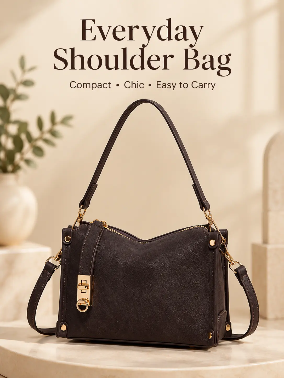 Retro Suede Crossbody Bag for Women, Small Square Shoulder Handbag with Embroidered Flap and Side Laces