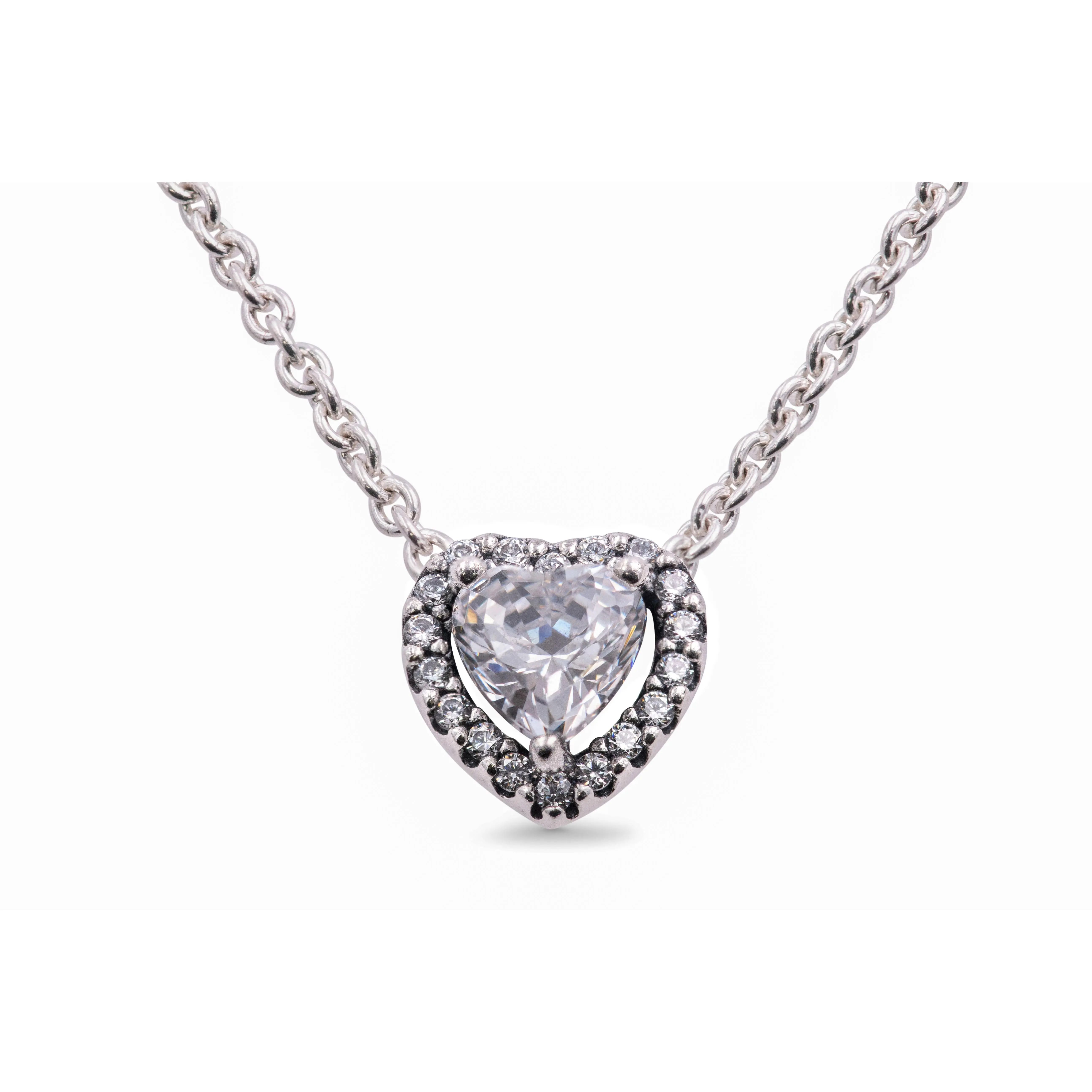 PANDORA Elevated Heart Necklace - 398425C01-45