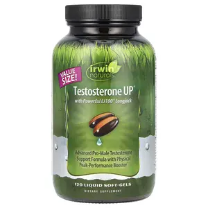 Irwin Naturals Testosterone UP® with Powerful LJ100® Longjack, 120 Liquid Soft-Gels