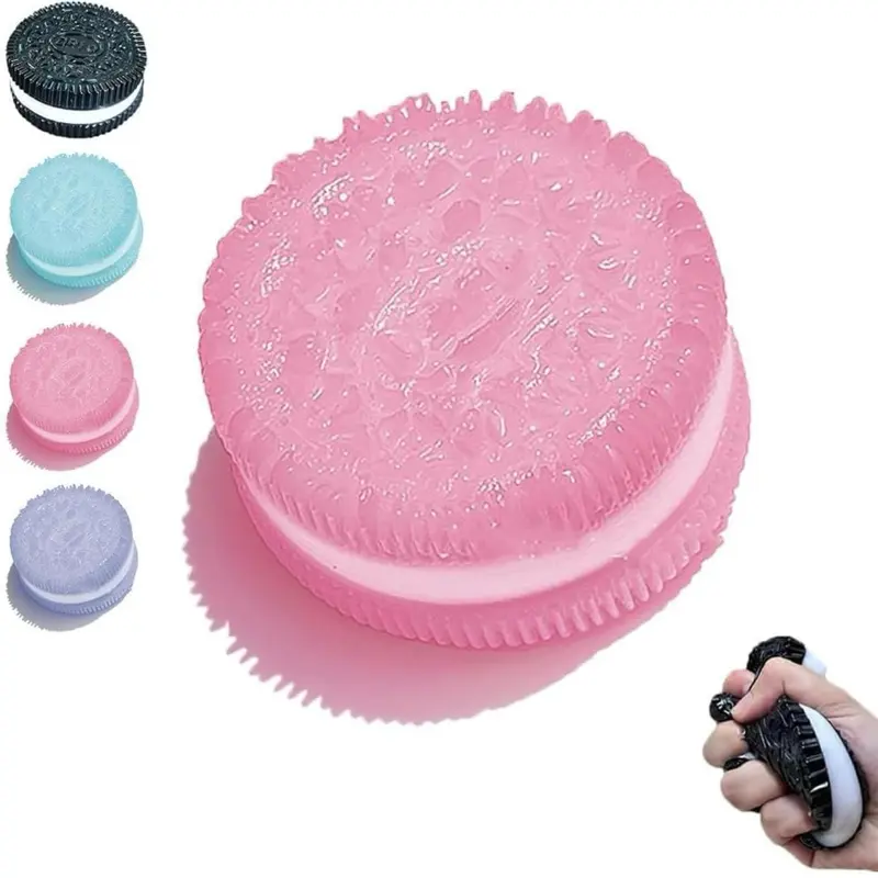 【2025 New】Handmade Silicone Stress Relief Squishy Toy Taba Squishy Dessert Kawaii Squishies PVC New Fidget Toy Stress Relieving Fur Ball OPP Packaging Gifts| Kawaii