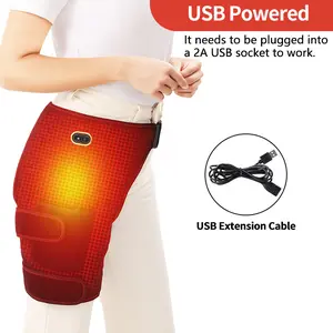 Three-Level Adjustable Temperature Heating Hip Support USB Powered with Herbal Pack Option for Waist & Abdomen Pain Relief