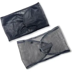 Satin Wrap & Mesh Wrap 2 count - Breathable Mesh  and Satin Cap Set, Adjustable Closure, Soft & Cool Fabric for Pixie Cut, Short Hair, and Everyday Styling