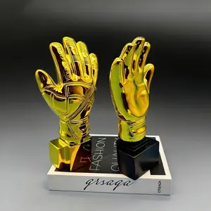 World Cup Golden Glove Award Trophy Model, Football Match Commemorative Fan Souvenir, Collector's Item, No Precious Metal Plating