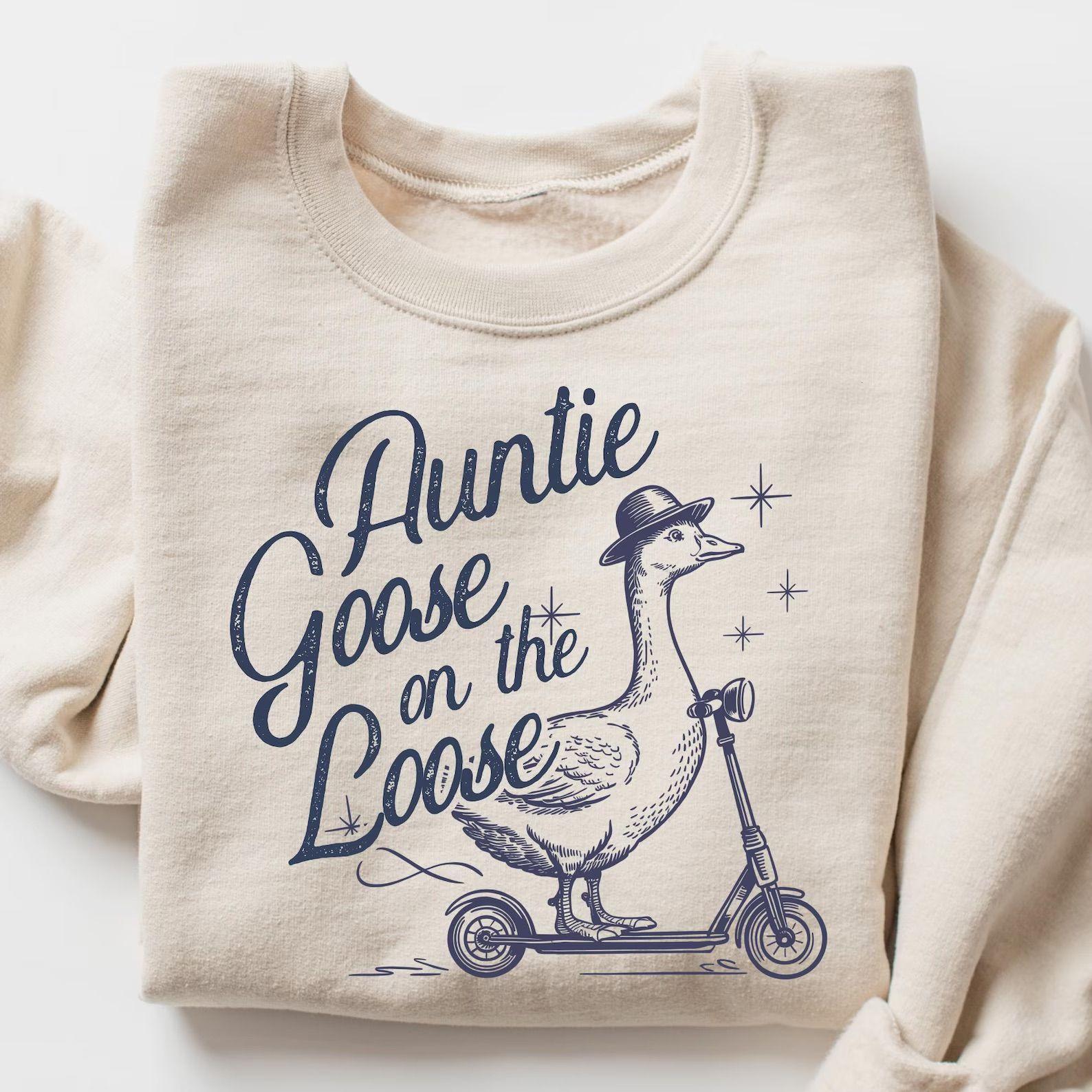 Auntie Goose On The Loose Sweatshirt …