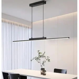 80/100cm Modern Chandelier, LED Magnetic Tube, Easy Installation, Detachable, High-Quality Restaurant Light, Suitable for Kitchen Bedroom Living Room