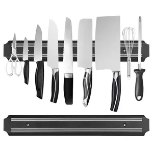 Magnetic Knife Holder Strip – Wall Mounted Kitchen Knife & Tool Organizer Rack (15 Inch, 2 Pack)