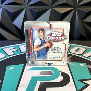 2025-2026 Topps Chrome NBA Fanatics Exclusive Mega Box