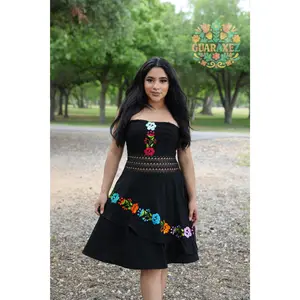 Merced Mexican Embroidery Dress