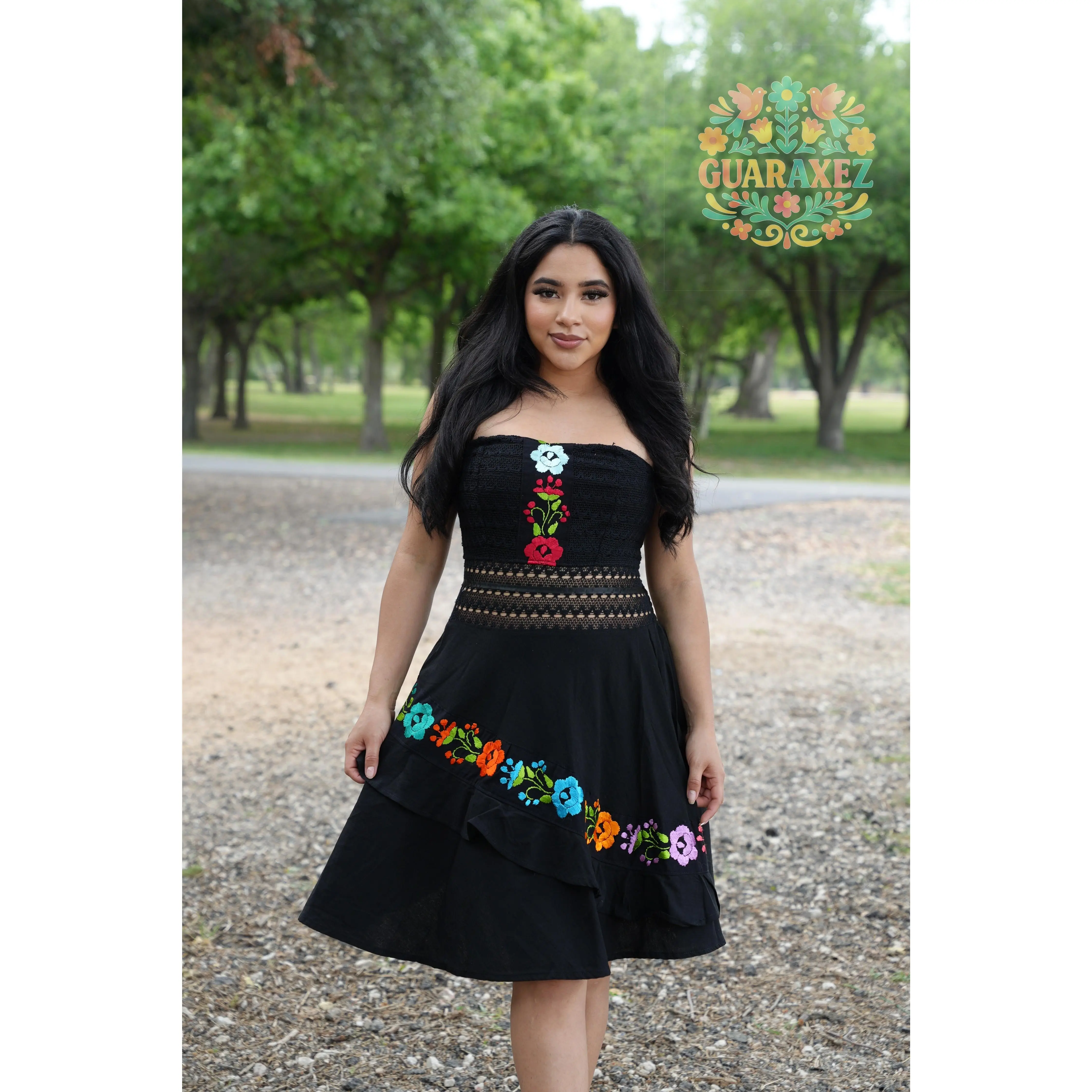 Merced Mexican Embroidery Dress