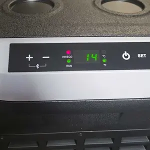 EUHOMY 12 Volt Refrigerator, 12V Car Fridge 22QT(21L) Portable Freezer(-4℉~68℉), Compressor Electric Cooler with 12/24V DC & 110-240V AC, Compressor Electric Cooler for Camping, Travel, Truck- Supports Multiple Models for Versatile Compatibility