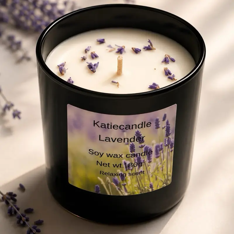 Lavender Serenity Candle, Home Decor Decoration Piece