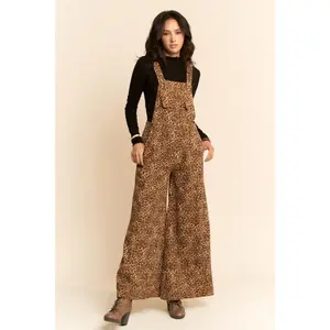 On the Wild Side Leopard Overalls