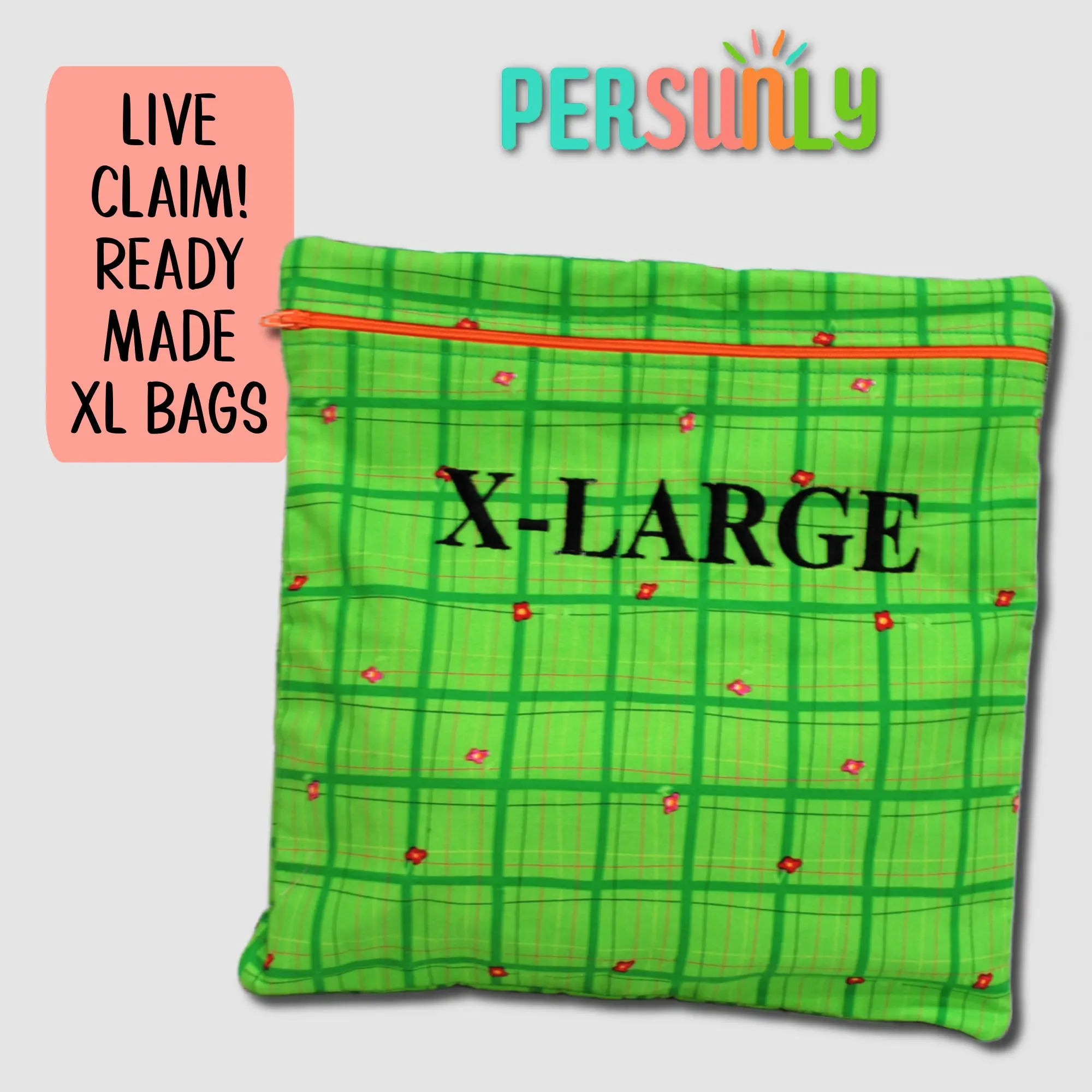 Live Claim - XL Washable Bag