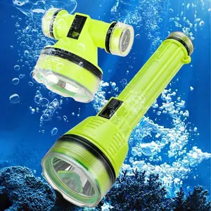 Outdoor Diving Flashlight, High-intensity Outdoor Diving Flashlight, Waterproof Lamp, Diving Headlight Suitable for Outdoor Fishing, Sea Fishing, Camping
