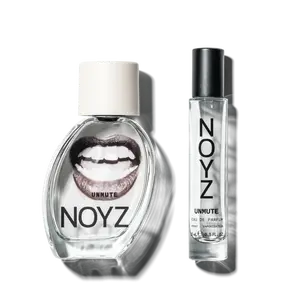 NOYZ Unmute Bundle, Vanilla Perfume, Vanilla, Plum, Pistachio Fragrance Bundle, Full Size Fragrance + 15mL Travel Size