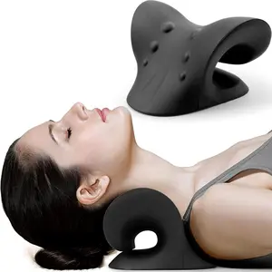 Neck and Shoulder Relaxer, Neck Relaxer Cervical Traction Device for Cervical Spine Alignment, Chiropractic Pillow, Cervical Neck Massager, Neck Stretcher, Body Care