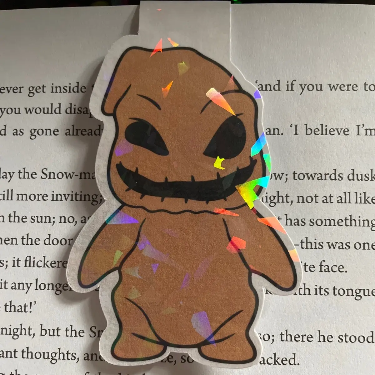 Oogie boogie magnetic bookmark