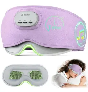 Father's Day Idea: LC-dolida Voice Control Sleep Mask – Total Blackout, Timer, Side Sleeper Friendly – Dad Will Love It