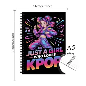 Hunter X Hunter Manga Peripheral Spiral Notebook Journal, Anime Themed Writing Pad, Perfect Gift for Fans, Durable Daily Planner