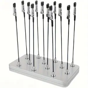 5pcs of Bendable Magnetic Bottom Paint Clip Set - Crocodile Clip Model Holder, Used for Firm Clamping, Suitable for Handmade and Painting Tools, Suitable for Enthusiasts, Desk Mount Clamp