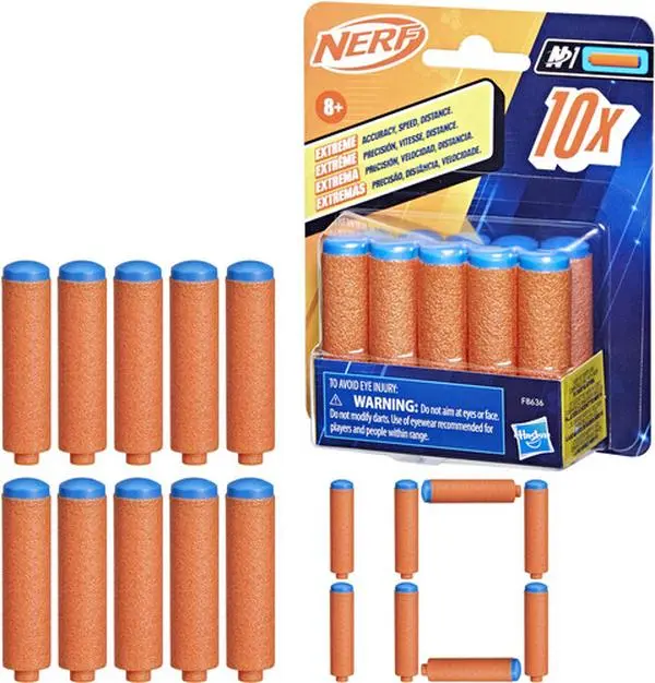 Nerf N Series N1 Dart Set - 10-Pack Collectible Toy for Collecting & Recreational Use
