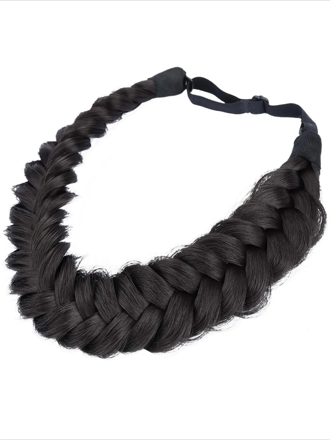 Messy Wide 2 Strands Synthetic Hair Braided Knotted Headband Hairpiece Women Girl Beauty accessory Hairbands