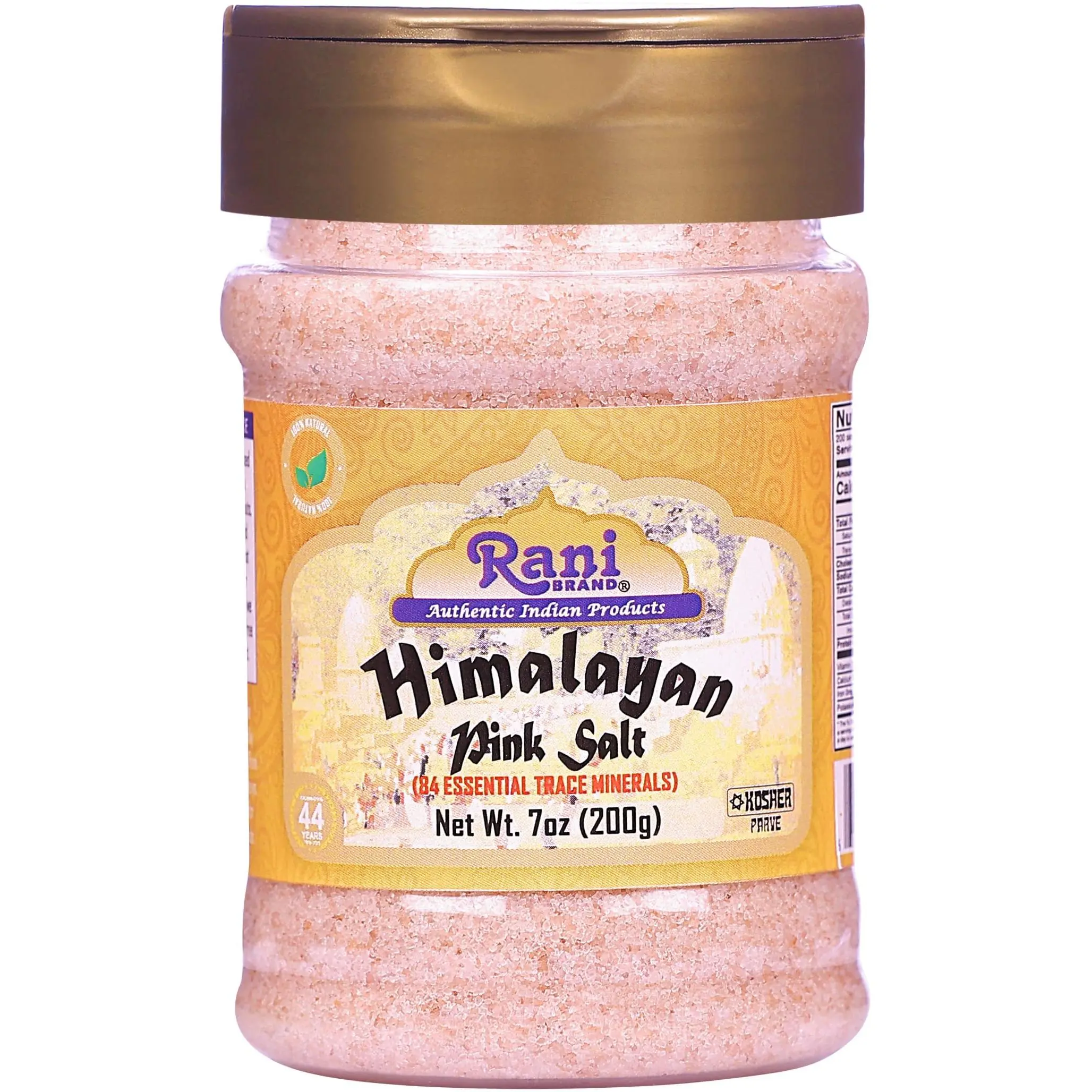 Rani Himalayan Pink Salt Powder (84 Essential Trace Minerals) 7oz (200g) PET Jar ~ All Natural | Vegan | Gluten Friendly | NON-GMO | Kosher | Indian Origin