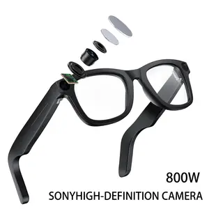 Multifunctional Wearable Smart Glasses with Camera, Ai Translation, Answer Calls, Listen to Music, Wireless Link, Ideal for Travel and Office Use