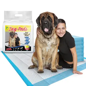 Tolobeve Dog Training Pads, XXL, 30 in x 36 in, 60 Count Disposable Dog Puppy Pee Pads