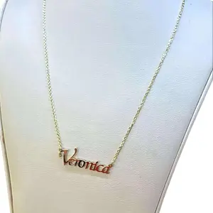 Personalized 10K Necklace with Custom Name - Customized Jewelry Accessory