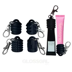 GLOSSGRL KEYCHAIN CAP for Lipgloss and Balm. Woman Key Chain