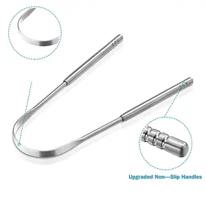 3 PCS Metal Tongue Scraper, Tongue Scrapers for Adults, Stainless Steel Tounge Scrappers, Tounge Scraper, Portable Tongue Scrappers YLYL