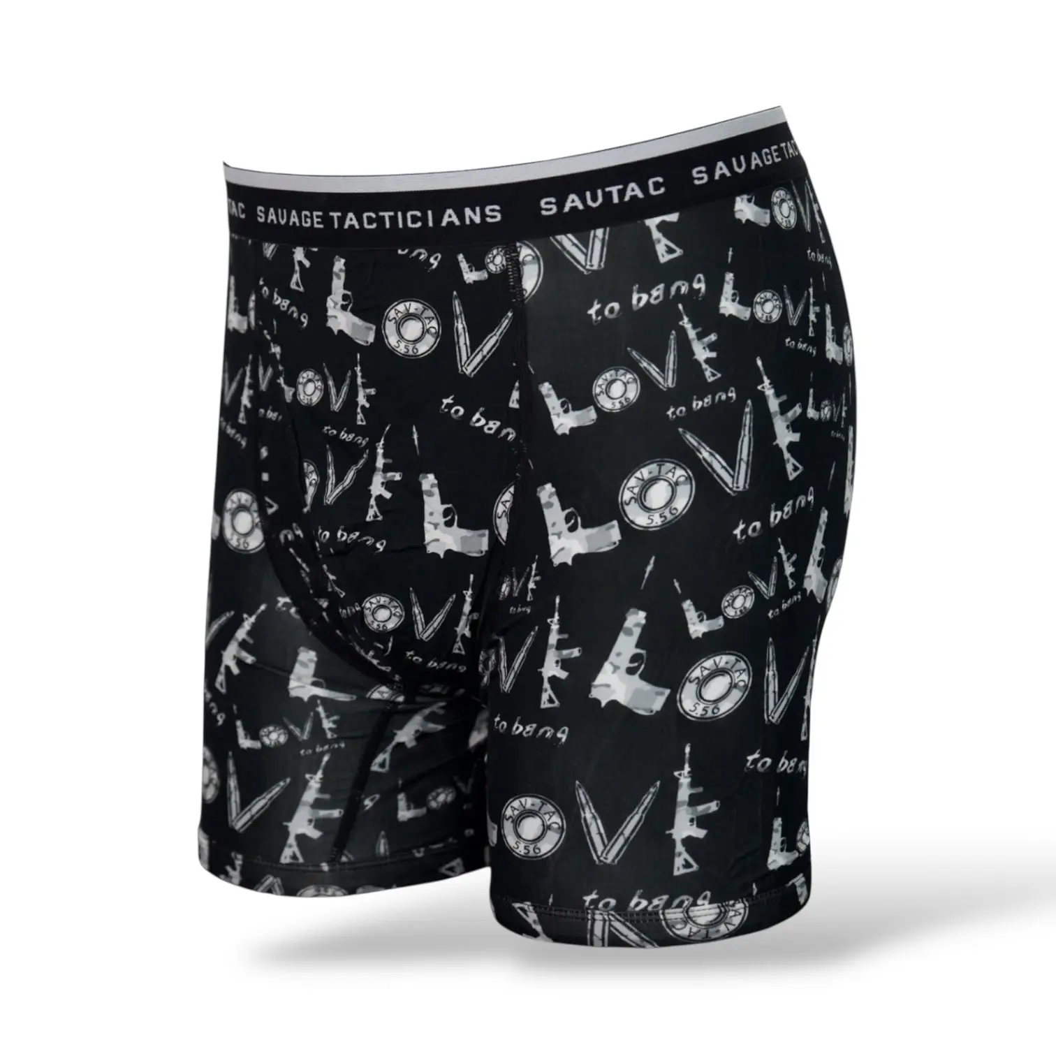 Men's Boxer Briefs - Soft Form-Fitting Modal Spandex Active Underwear with Anti-Chafe EDC Pouch, Side Fly, 6-Inch Inseam, Flat Seams, 1 3/8" Knitted Waistband, Menswear