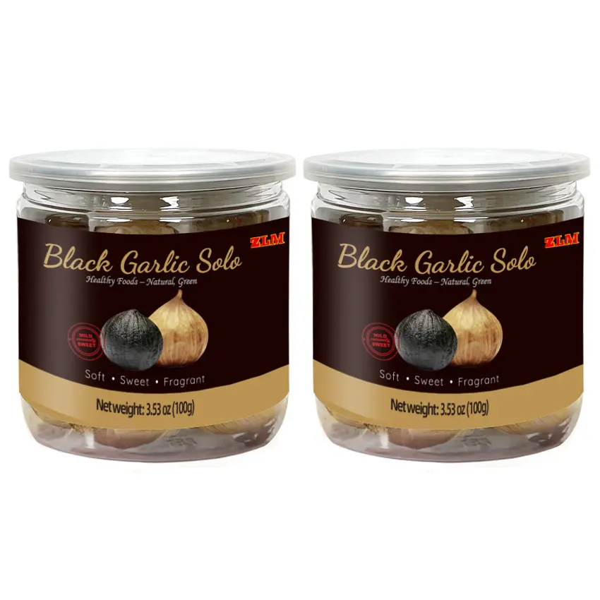 Black Garlic 3.52Oz 100g Whole Fermented for 90 Days SuperFoods Non-GMOs Non-Additives High in Antioxidants Readyto Eat for Snack Healthy Recipes Flavorful Spice Blend -Seasoning Natural Vitamin