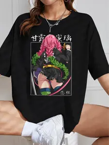 Waifu Anime Graphic Unisex Tee, Anime T-Shirt, Otaku Shirt, Japanese Manga Tee, Mitsuri Tshirt