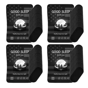 mouth tape 120/60/30 Strips 4/2/1-Month Supply Hypoallergenic,  Adhesion Gentle Ultra Breathable Stop Snoring Sleep Tape Sports Accessory Black， Anti-Snoring Comfort Tape for Skin， aid ， healthcare, super