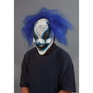 Adult Blue Carousel Clown Costume Mask