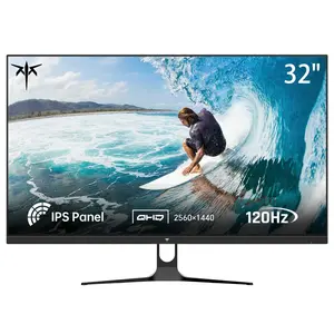 KTC 32'' 2K 100Hz QHD 2560*1440P IPS Computer Monitor, Overclocked to 120Hz, Adaptive Sync, 109% sRGB, HDR10, Eye Care, HDMI Displayport, Tilt, VESA Compatible, 100Hz PC Monitors for Home Office Gaming, White, H32D6