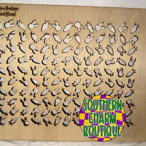 Bunny & Carrots Bleaching Stencil